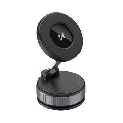 Mbajtës magnetik makine Wozinsky WUSM-01, për panel e xham, rrotullim 360°, i zi