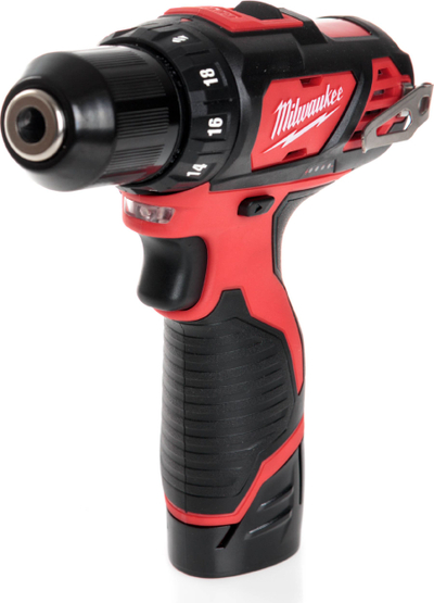 Kaçavidë elektrike Milwaukee M12 4933441915, 12V, bateri 2.0Ah, e kuqe me të zezë