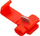 Konektor shpejtësie për kabllo Dua Quick Splice, 0.5-1.0mm², set 10 copë, i kuq