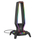 Stand për Kulakë Gaming me RGB + 3 USB + Type‑C + 3.5 mm – Rampage RM‑H27 – E Zezë