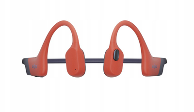 Kufje sportive Shokz OpenSwim Pro, Bluetooth MP3, IP68, ngjyrë e kuqe-portokalli