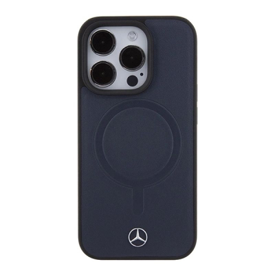 Këllëf telefoni Mercedes MEHMP15L23RCMV, për iPhone 15 Pro 6.1", MagSafe, blu navy