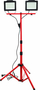 Reflektor LED AWTools SMD me tripod, 2x50W, IP65, i verdhë