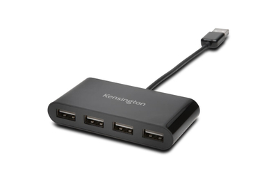 Hub USB Kensington K39120EU, 4 porta, USB 2.0, i zi