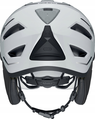 Helmetë biçiklete Abus Pedelec 2.0 ACE, madhësia M, LED, e bardhë pearl