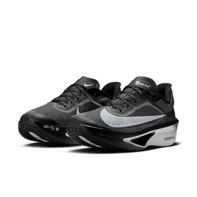 Atlete vrapimi Nike Zoom Fly 6, mesh, me shollë ZoomX, të zeza me gri