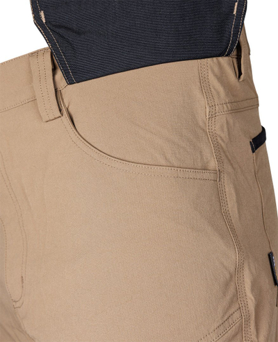Pantallona pune Neo Mix&amp;Match, 4 way stretch, me holster dhe Cordura, bezhë e zezë, L