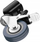 Rrota për trekëmbësh Jinbei JB11-036, set me 3 rrota, adapter për stativ, ngjyrë e zezë