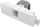 Modul RJ45 Vision AV Techconnect3, Ethernet Cat6A, për panel Techconnect3, i bardhë