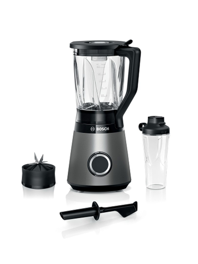 Blender Bosch MMB6174S, 1200W, kana xhami, gri e zezë