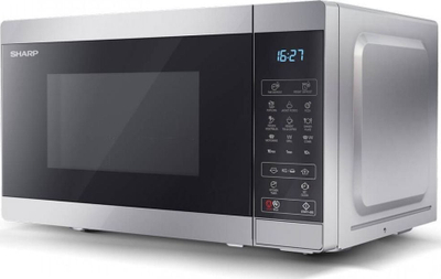 Furrë me mikrovalë Sharp YC-MG02EW, 20L, 800W, e bardhë