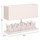 Lampë tavoline Twiggy HM4426, 50.5x16.5x40 cm, abazhure e bardhë, dru driftwood