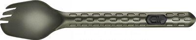Multimjet kampingu Gerber Devour Spork, 19cm, i lehtë, jeshile flat sage