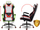 Karrige gaming Sofotel Miss Fortune 2593, me rregullim lartësie, me lëkundje, e zezë