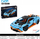 Lodër ndërtimi CaDA Speed Cowboy C61050W, 1120 pjesë, mbi 8 vjeç, blu me portokalli