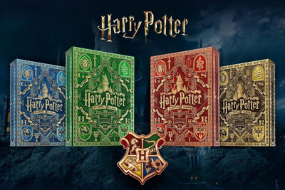 Karta letrash Harry Potter Green Deck, dizajn për koleksionistë, ngjyrë e gjelbër