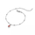 Byzylyk për femra Hot Diamonds Silver Whisper SWB025, i argjendtë