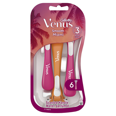 Brisk rroje Venus Smooth Miami Gillette, 6 copë