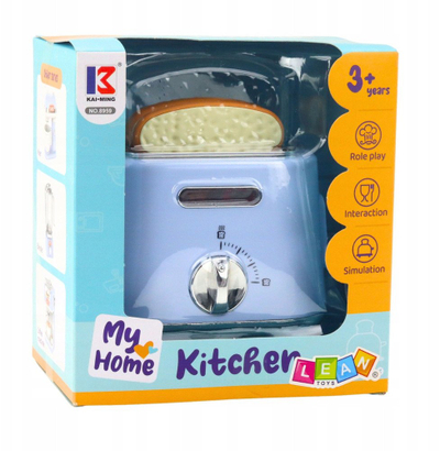 Tostier lodër për fëmijë, me bukë kërce, blu