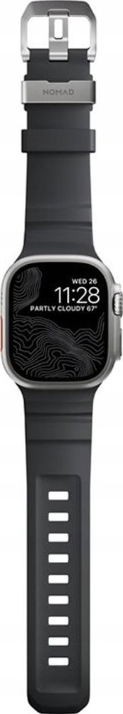 Рака за Apple Watch Rocky Point Band Storm, 46mm 49mm, FKM гума, природен хардвер