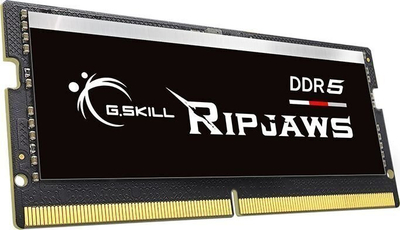 Memorie RAM G.Skill Ripjaws F5-5600S4645A16GX1-RS, 16GB DDR5 SO-DIMM, 5600MHz, e zezë