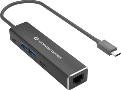 Adapter rrjeti LevelOne Conceptronic ABBY14B, 2.5G Ethernet, USB 3.2 Gen 1, gri