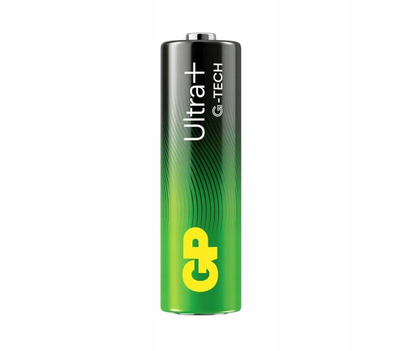 Алкални батерии ГП Ултра Плус АА, 1.5V, сет 10 броја, зелени