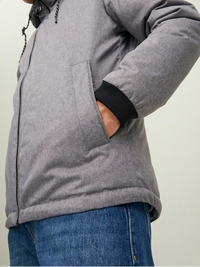 Xhaketë Jack&Jones JJLOCK JACKET, e hirtë