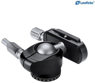 Kokë trekëmbëshi Leofoto LH-22 mini ball head, QR Arca, vidë 1/4", e zezë
