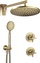 Set dushi i fshehur Deante Temisto, kokë “rain”, bronz i artë