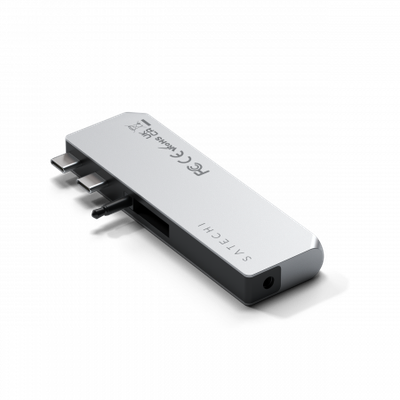 Përshtatës Satechi Aluminium Pro Hub Mini, i argjendtë