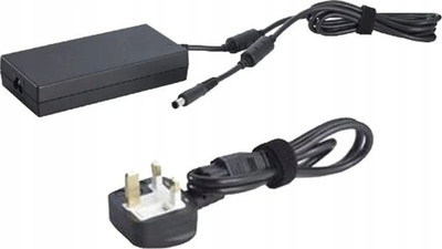 Adapator karikues Dell për laptop, i vogël dhe i zi