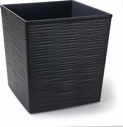 Vazo plastike Kraftika Yucca Wicker, 400x400 mm, grafit