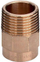 Përshtatës kalimi Viega 106638, 42mm x 6/4", bronzi