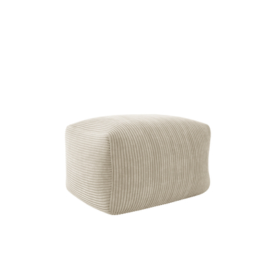 Karrige puf Zanfare Corduroy (70 x 40 x 60), Bezhë