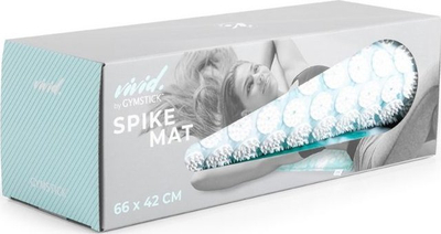 Qilim akupresure Gymstick Vivid Spike Mat, 66 x 42 cm, pambuk, mente