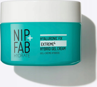 Krem xhel fytyre Nip+Fab Hyaluronic Fix Extreme4, për hidratim, 50ml, ngjyrë turkeze