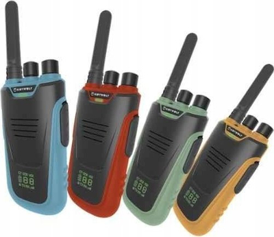 Radiolidhje Walkie Talkie Kidywolf Kidytalk për kalamaj, trup i fortë, zë i pastër, plot me ngjyra