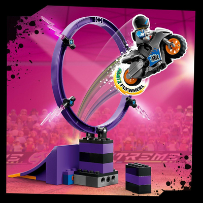 Lodër LEGO City Extreme Stunt Challenge 60361, set për ndërtim stunt, për kalamaj, shumëngjyrësh