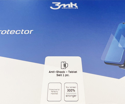 Fletë mbrojtëse ekrani për tablet 3MK All-Safe Anti-Shock, set me 5 copë, e tejdukshme