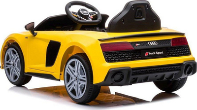 Makina elektrike për fëmijë Audi R8 Lift A300, një vendëshe, me telekomandë, e verdhë