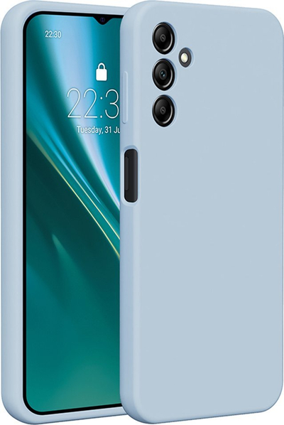 Këllëf Etteri Silicone Case për Galaxy A14, i kaltër