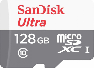 Karta SanDisk Ultra MicroSDXC 128 GB Klasa 10 UHS-I (SDSQUNR-128G-GN6MN)