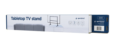 Stendë tavoline për TV Gembird, 45\"-90\", 60 kg, VESA 200x200, e zezë