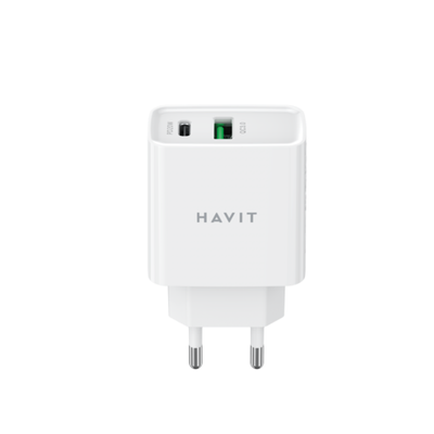 HAVIT USB Charger PD 20W Q.C 3.0 USB-A + USB-C port