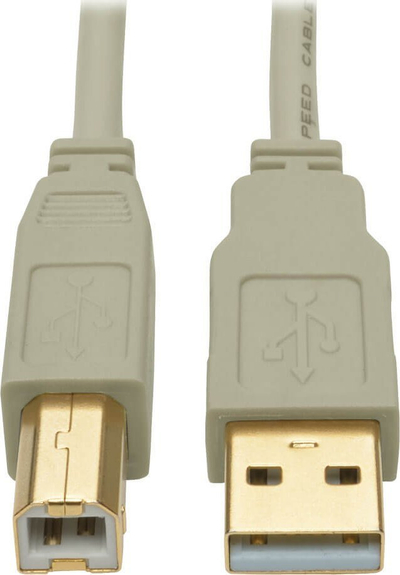 Kabllo USB Eaton Tripp Lite U022-006-BE, USB 2.0 A në B, 1.83 m, bezhë