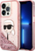 Mbulesë telefoni Karl Lagerfeld KLHCP14XLNKHCP, për iPhone 14 Pro Max, hardcase me glitter, rozë