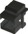 Adapter keystone Alantec MKA-SC-C, për SC simplex edhe LC duplex, i zi