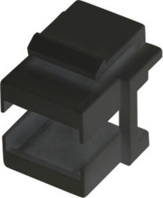 Adapter keystone Alantec MKA-SC-C, për SC simplex edhe LC duplex, i zi