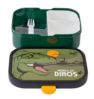 Set ushqimi për fëmijë Mepal Campus Dino z67762, kuti ushqimi + shishe, e gjelbër